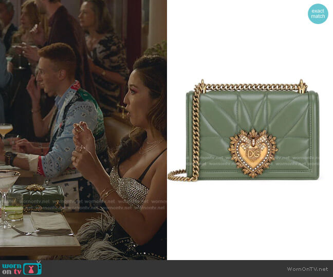 Dolce & Gabbana Devotion Shoulder Bag worn by Mindy Chen (Ashley Park) on Emily in Paris