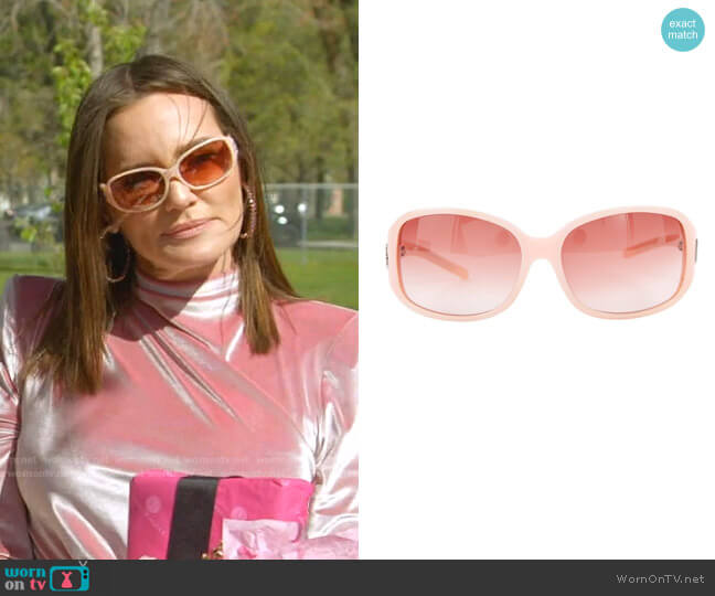 Dolce & Gabbana Rhinestone Sunglasses worn by Meredith Marks on The Real Housewives of Salt Lake City