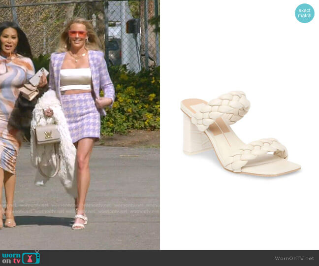 Dolce Vita Paily Slide Sandal worn by Whitney Rose on The Real Housewives of Salt Lake City