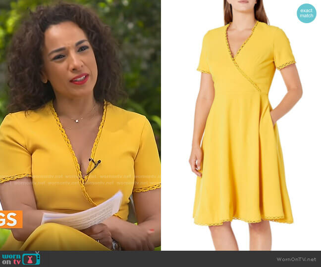 Dress the Population Dominique Dress worn by Michelle Miller on CBS Mornings