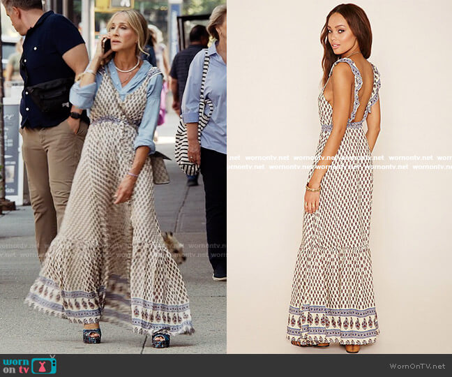 WornOnTV: Carrie's paisley print maxi dress on And Just Like That | Sarah  Jessica Parker | Clothes and Wardrobe from TV
