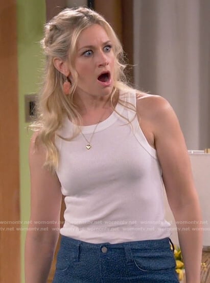 Gemma’s white tank top on The Neighborhood