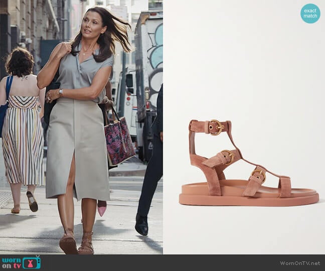 Gianvito Rossi Arena suede sandals