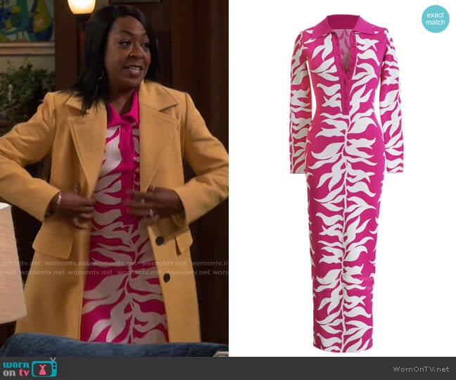 Hanifa Soraya Dress worn by Tina Butler (Tichina Arnold) on The Neighborhood