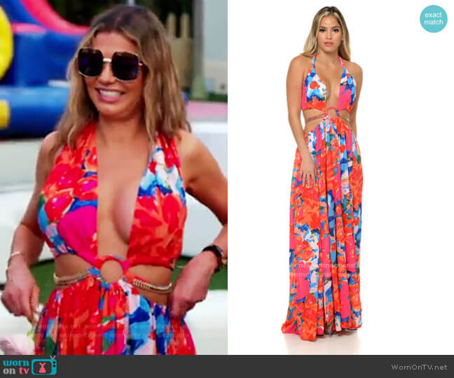 Intrigue Aria Cut Out Maxi Dress