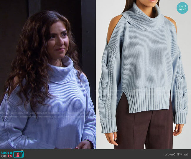 Jonathan Simkhai Chloe Jumper worn by Ciara Brady (Victoria Konefal) on Days of our Lives