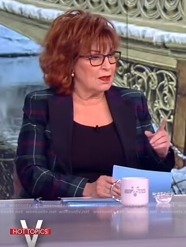Ana’s plaid blazer on The View