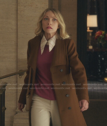 Kate’s brown coat on Gossip Girl
