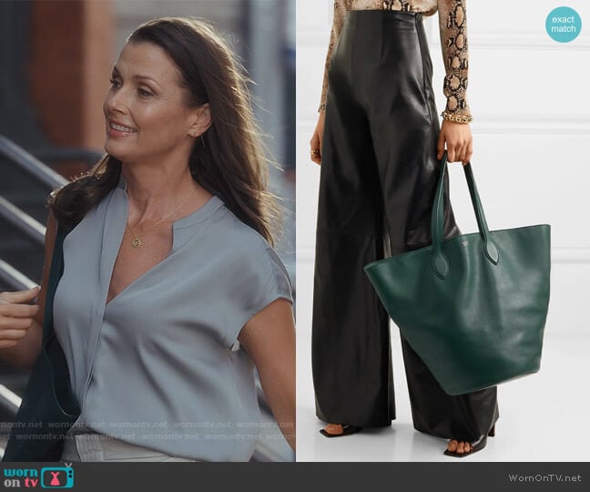 Khaite Circle Medium Leather Tote