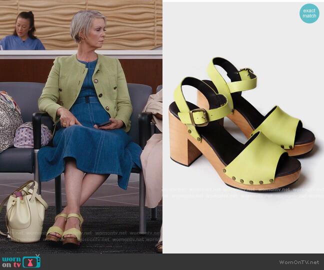 Lisa B Platform Sandals worn by Miranda Hobbs (Cynthia Nixon) on And Just Like That