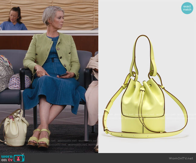 Loewe Balloon Small Bag worn by Miranda Hobbs (Cynthia Nixon) on And Just Like That