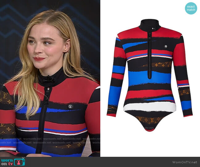 Louis Vuitton Macro Epi Zip-Up Bodysuit