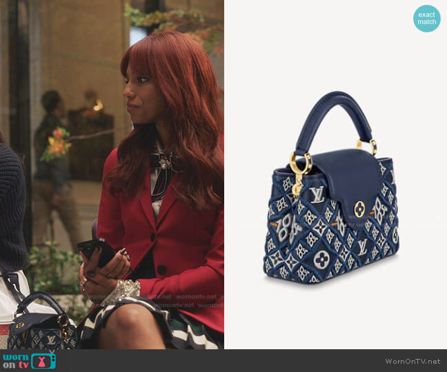 Louis Vuitton Since 1854 Capucines Mini Bag worn by Monet de Haan (Savannah Lee Smith) on Gossip Girl