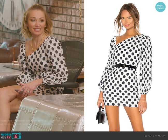 Lovers and Friends Andy Mini Dress worn by Mary Fitzgerald on Selling Sunset