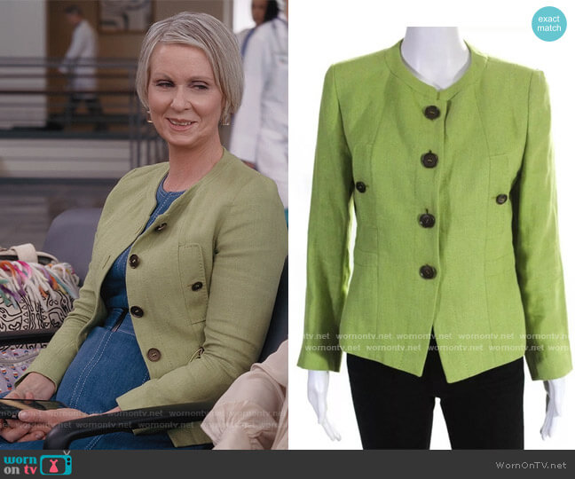 Chanel 2021 Fall Winter Collection worn by Miranda Hobbs (Cynthia Nixon) on And Just Like That