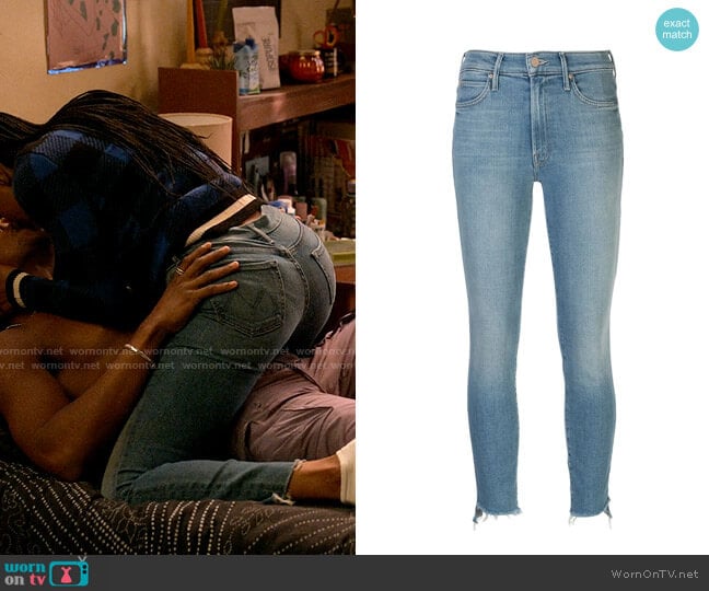 Mother Stunner Jeans worn by Whitney Chase (Alyah Chanelle Scott) on The Sex Lives of College Girls
