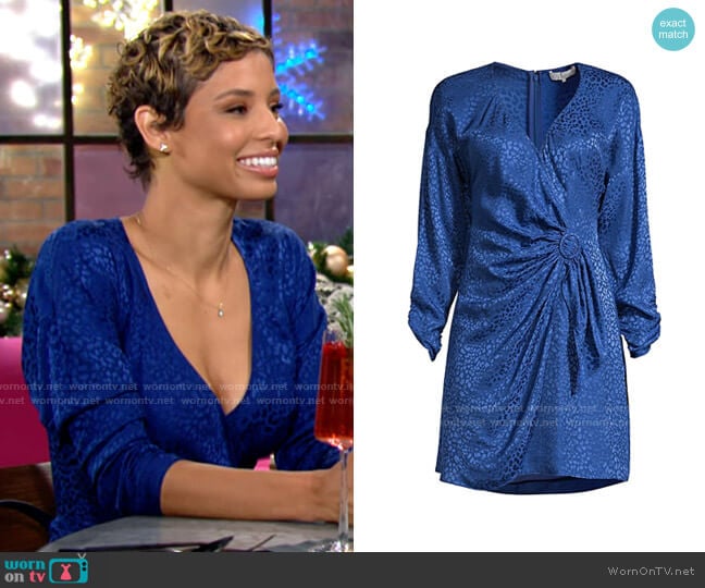 Parker Linda Dress worn by Elena Dawson (Brytni Sarpy) on The Young and the Restless