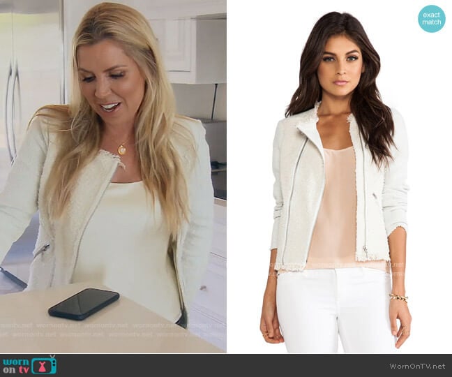 Rebecca Taylor Tweed Jacket worn by Dr. Jen Armstrong on The Real Housewives of Orange County