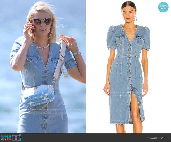 Retrofete Annie Dress worn by Paris Hilton on Paris in Love