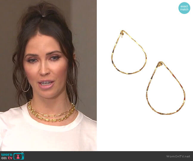 Robyn Rhodes Coraline Earrings worn by Kaitlyn Bristowe on The Bachelorette