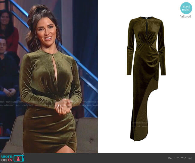 Ronny Kobo Valkyrie Dress in Juniper worn by Kaitlyn Bristowe on The Bachelorette