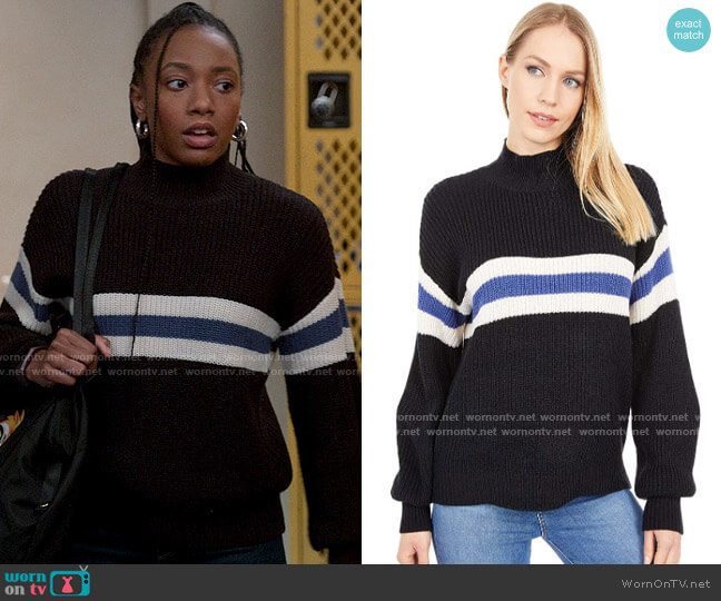 Sanctuary Good Sport Sweater worn by Whitney Chase (Alyah Chanelle Scott) on The Sex Lives of College Girls