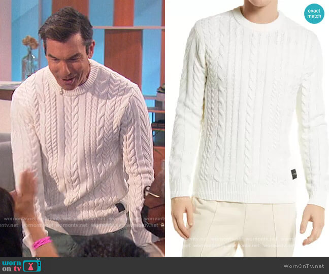Scotch & Soda Monsanto Crewneck Sweater worn by Jerry O'Connell on The Talk
