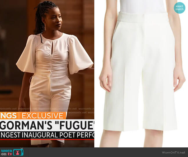 Smythe Seersucker Bermuda Shorts