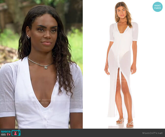 Superdown Sevilla Knit Maxi Dress worn by Michelle Young on The Bachelorette