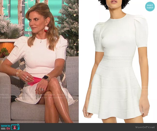 Ted Baker Velvey Dress worn by Natalie Morales on The Talk