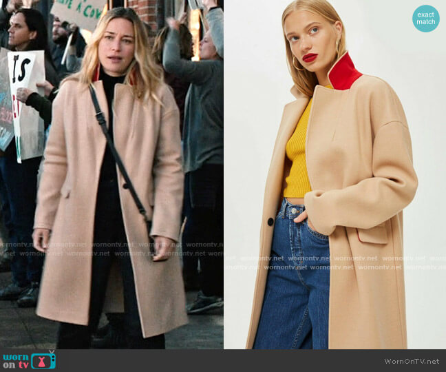 Topshop Relaxed Coat