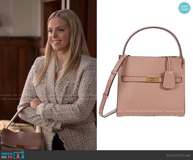 Tory Burch Lee Radziwill Bag worn by Leighton Murray (Reneé Rapp) on The Sex Lives of College Girls