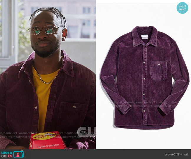 Urban Outfitters Corduroy Work Shirt worn by Chester Phineas Runk (Brandon McKnight) on The Flash