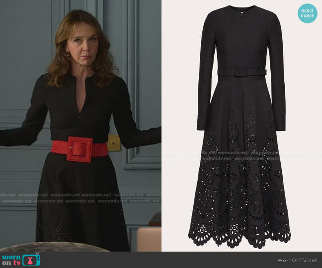 Valentino San Gallo Edition Dress worn by Sylvie (Philippine Leroy-Beaulieu) on Emily in Paris