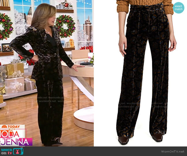 Veronica Beard Edia Pants worn by Hoda Kotb on Today