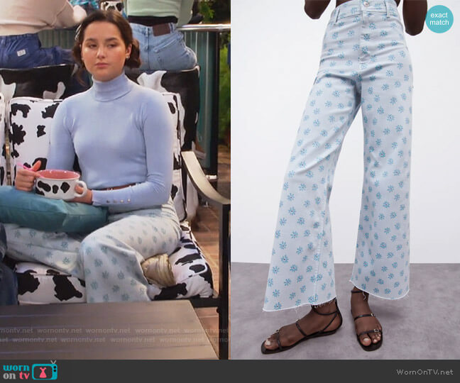 Zara The Marine Straight Jeans worn by Lex (Jules LeBlanc) on Side Hustle