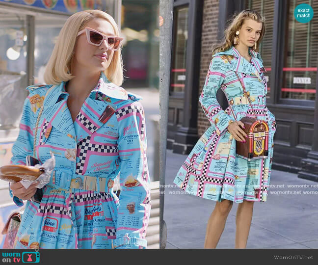 Moschino 2022 Resort Collection worn by Paris Hilton on Paris in Love