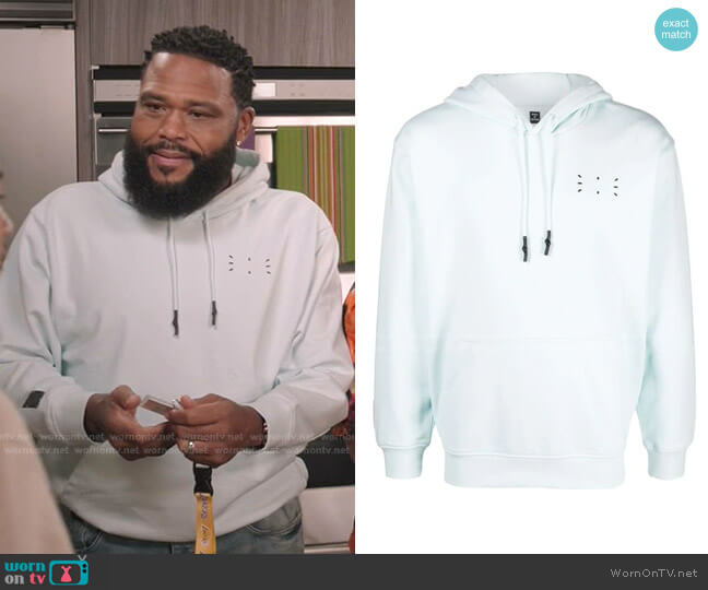 Alexander McQueen Hoodie With Signature Stitch worn by Andre Johnson (Anthony Anderson) on Black-ish