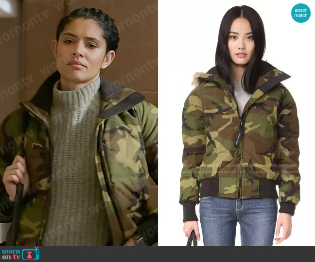 Canada Goose Savona Jacket worn by Stella Kidd (Miranda Rae Mayo) on Chicago Fire
