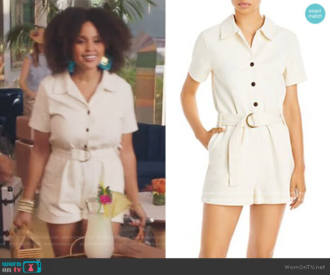 Charlie Holiday South Belted Playsuit