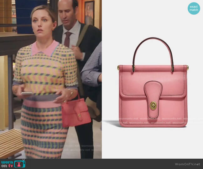 Coach Willis Top Handle Bag 18 worn by Tami (Taylor Louderman) on Kenan