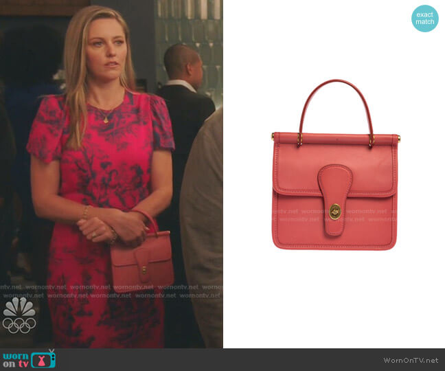 Coach Willis Top Handle Bag worn by Tami (Taylor Louderman) on Kenan
