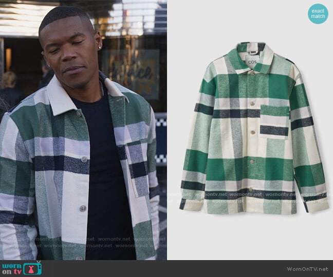 Cos Checked Oversized Shirt