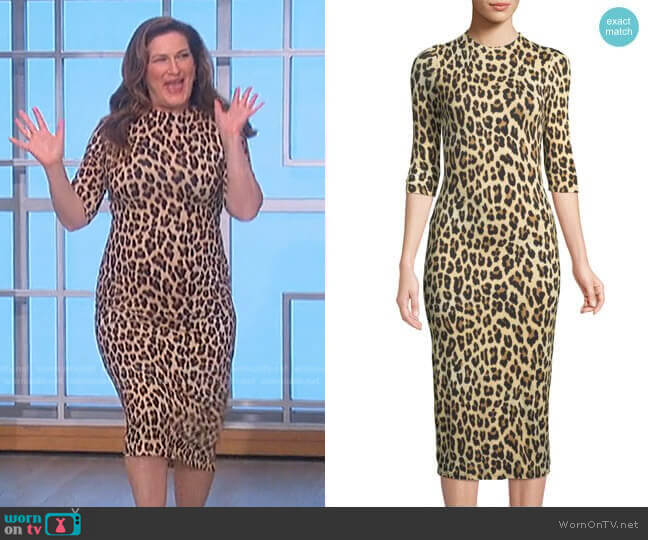Alice + Olivia Delora Leopard Dress