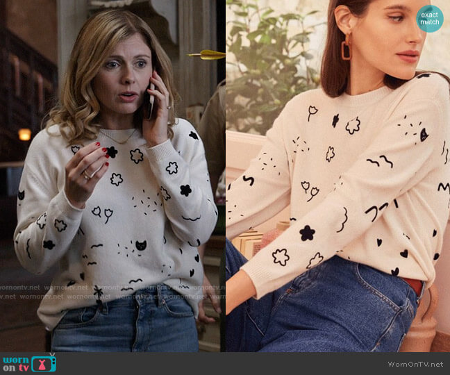 Des Petits Hauts Bassy Sweater worn by Sam (Rose McIver) on Ghosts