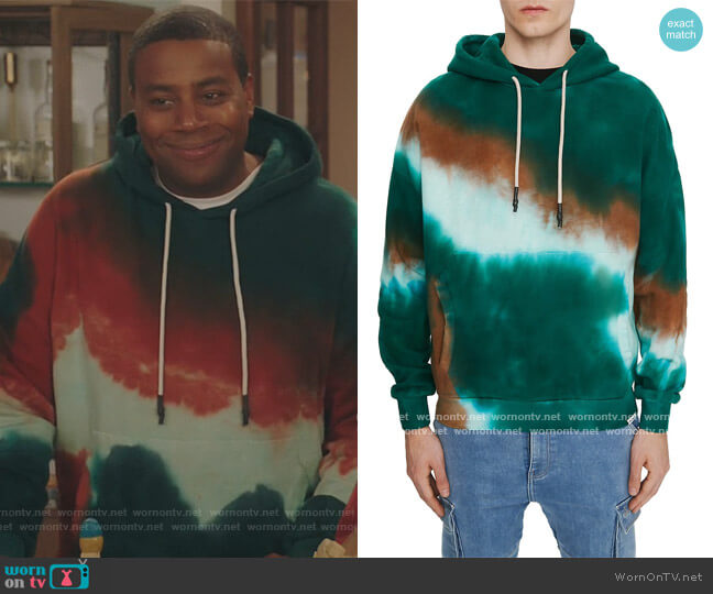 Eleven Paris Bombay Drawstring Hoodie Sweatshirt worn by Kenan Williams (Kenan Thompson) on Kenan