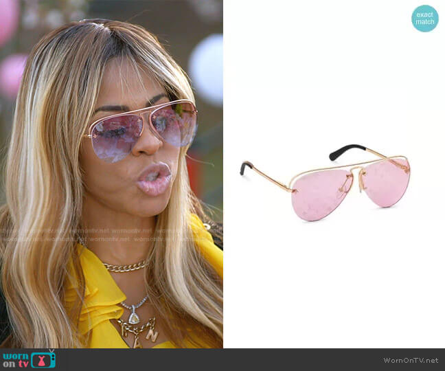 Louis Vuitton Grease Sunglasses worn by Mary Cosby on The Real Housewives of Salt Lake City
