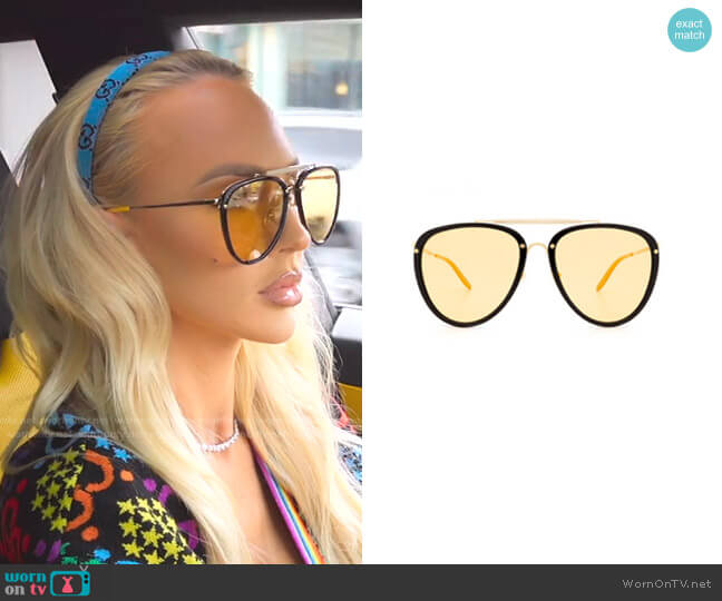Gucci GG0672S Sunglasses worn by Christine Quinn on Selling Sunset