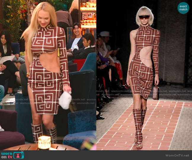 Guy Laroche Spring Summer 2020 Collection worn by Christine Quinn on Selling Sunset