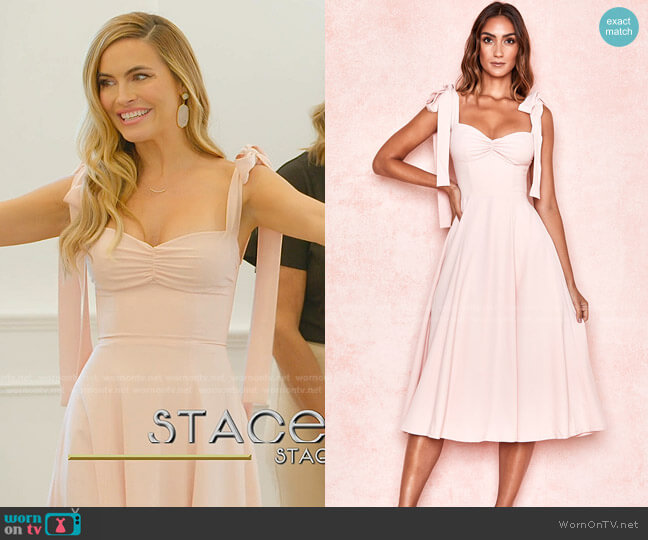 House of CB Midi Sundress worn by Chrishell Stause on Selling Sunset